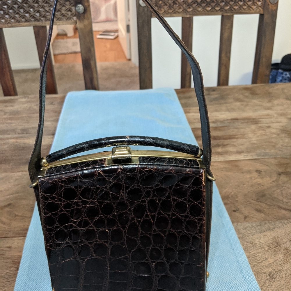 Vintage alegator purse